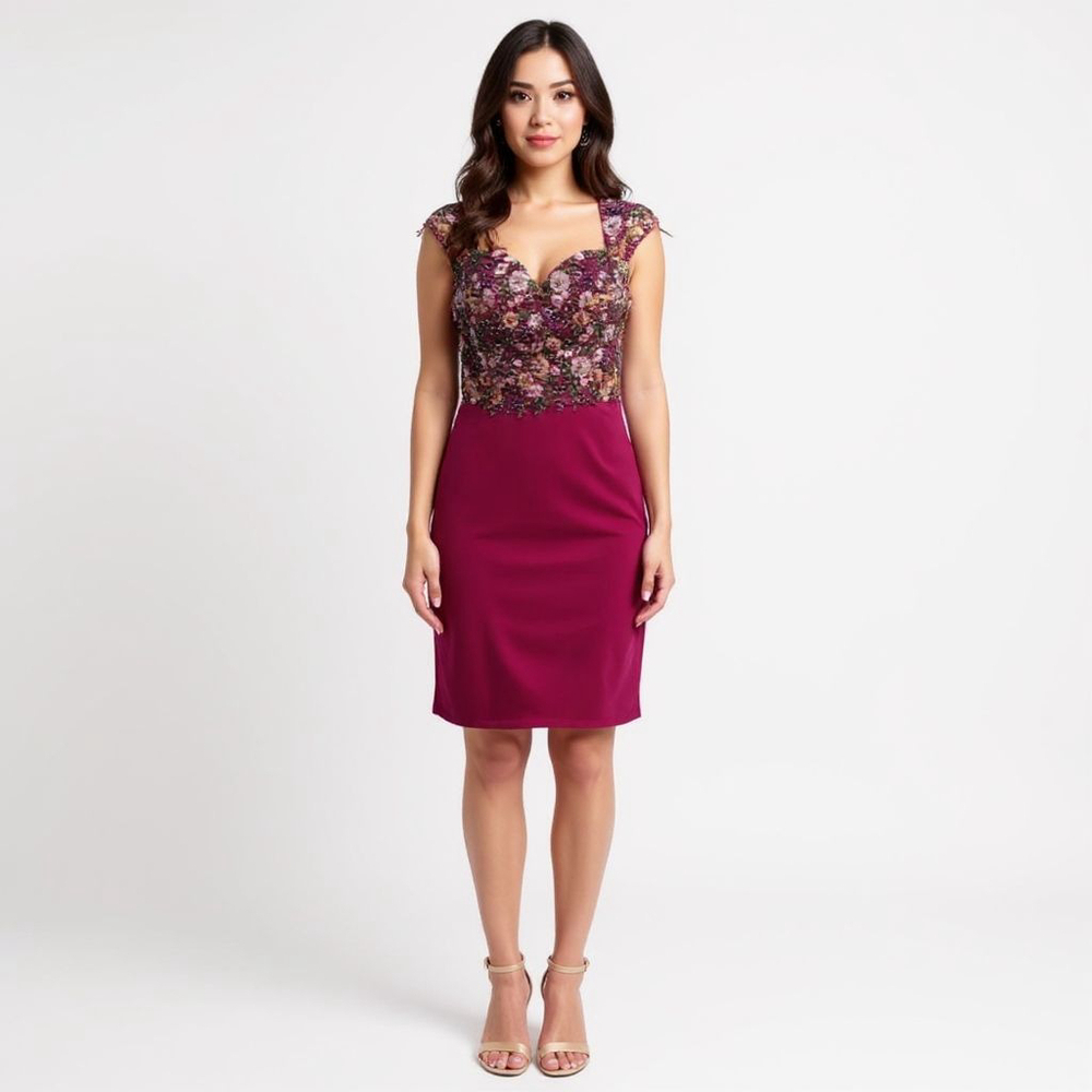 Elizabeth K for GLS Collective Embroidered Floral Dress -New - Flaws